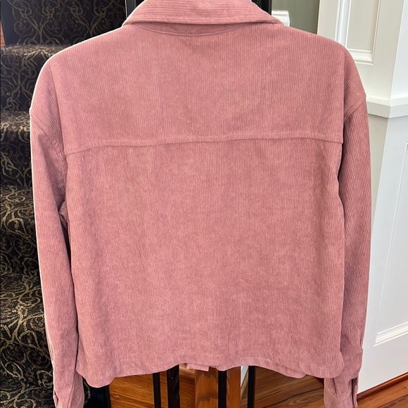 Alya mauve Corduroy Button-Up Shirt/lightweight. Super soft. Front pocke… - Picture 5 of 6